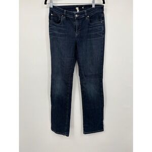 Eileen fisher Dark Wash Straight Leg Jeans Women Size 4